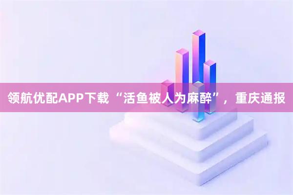 领航优配APP下载 “活鱼被人为麻醉”，重庆通报